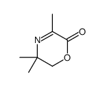 3,3,5-trimethyl-2H-1,4-oxazin-6-one结构式