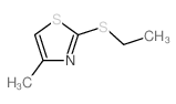 2-ethylsulfanyl-4-methyl-1,3-thiazole结构式