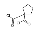 1,1-Cyclopentanedicarbonyldichloride(9CI)结构式