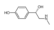 4-(1-hydroxy-2-methylamino-ethyl)phenol结构式