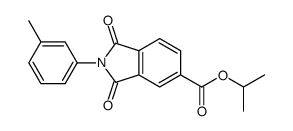 propan-2-yl 2-(3-methylphenyl)-1,3-dioxoisoindole-5-carboxylate结构式