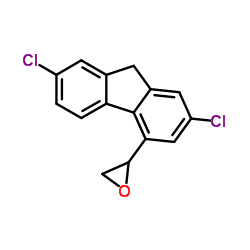 2,7-二氯芴-4-环氧乙烷结构式