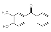 4-羟基-3-甲基苯并苯酮结构式