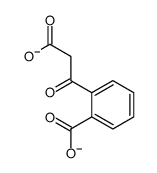 2-(2-carboxylatoacetyl)benzoate结构式