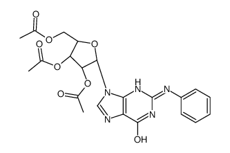 N-Phenyl-guanosine 2',3',5'-Triacetate结构式