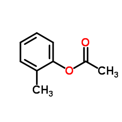 乙酸-2-甲基苯基酯结构式