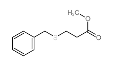 methyl 3-benzylsulfanylpropanoate结构式