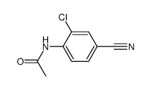 2'-chloro-4'-cyanoacetanilide结构式