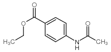 4-乙酰氨基苯甲酸乙酯结构式