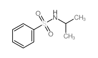 N-异丙基苯磺酰胺结构式