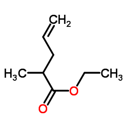 2-甲基-4-戊烯酸乙酯结构式