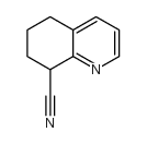 5,6,7,8-Tetrahydro-quinoline-8-carbonitrile结构式
