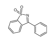 3-phenyl-1,2-benzothiazole 1,1-dioxide结构式