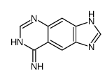 (9ci)-1H-咪唑并[4,5-g]喹唑啉-8-胺结构式