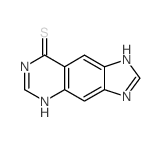 1,5-dihydroimidazo[4,5-g]quinazoline-8-thione结构式