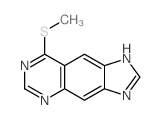 1H-Imidazo[4,5-g]quinazoline, 8-(methylthio)-结构式