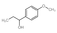 1-(4-甲氧苯基)丙烷-1-OL结构式