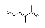 3-methyl-4-oxo-2-pentenal结构式
