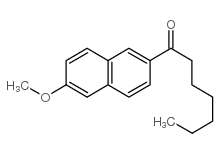 6-甲氧基-2-萘庚酮结构式