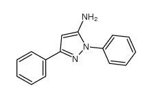 5-氨基-1,3-二苯基哌唑结构式