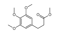 Methyl 3-(3,4,5-trimethoxyphenyl)propanoate结构式