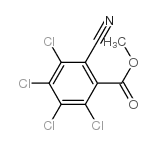 methyl 2,3,4,5-tetrachloro-6-cyanobenzoate结构式