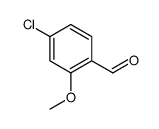 4-氯-2-甲氧基苯甲醛结构式