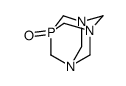 1,3,5-Triaza-7-phosphatricyclo[3.3.1.13,7]decane, 7-oxide结构式