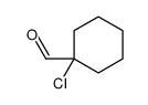 1-chlorocyclohexane-1-carbaldehyde结构式