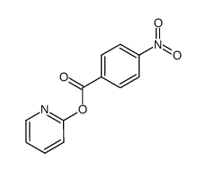 4-nitrobenzoic acid 2-pyridinyl ester结构式