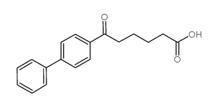 6-(4-BIPHENYL)-6-OXOHEXANOIC ACID结构式