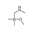 1-[methoxy(dimethyl)silyl]-N-methylmethanamine结构式