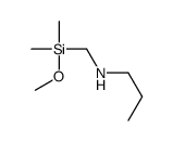 N-[[methoxy(dimethyl)silyl]methyl]propan-1-amine结构式
