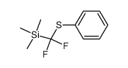 [[difluoro(trimethylsilyl)methyl]thio]-Benzene结构式