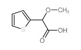 2-methoxy-2-thiophen-2-yl-acetic acid结构式