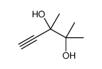3,4-Dimethyl-1-pentyne-3,4-diol结构式