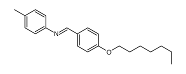 1-[4-(Heptyloxy)phenyl]-N-(4-methylphenyl)methanimine结构式
