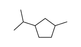 1-Methyl-3-isopropylcyclopentane结构式