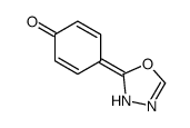 4-(1,3,4-噁二唑-2-基)苯酚结构式