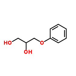 3-苯氧基-1,2-丙二醇结构式