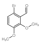 6-BROMO-2,3-DIMETHOXY-BENZALDEHYDE结构式