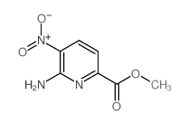 6-氨基-5-硝基-2-吡啶羧酸甲酯结构式