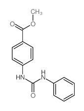 methyl 4-(phenylcarbamoylamino)benzoate结构式