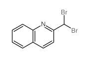 Quinoline, 2-(dibromomethyl)-结构式