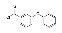 1-(dichloromethyl)-3-phenoxybenzene结构式