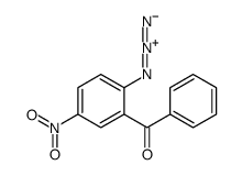 (2-azido-5-nitrophenyl)-phenylmethanone结构式