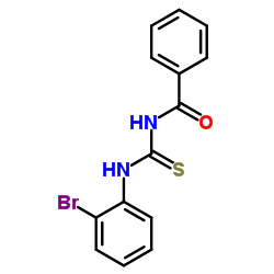 N-[(2-Bromophenyl)carbamothioyl]benzamide结构式