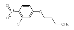 4-丁氧基-2-氯-1-硝基苯结构式