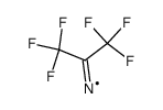 (CF3)2CN-radical结构式