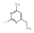 6-乙基-2-thi氧代-2,3-二氢-4(1H)-嘧啶酮结构式